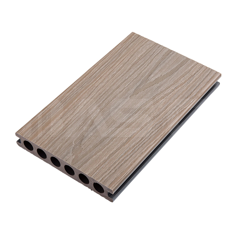 Papan Decking Komposit Co-Ekstrusi Serat Kayu Alami 140mm x 23mm