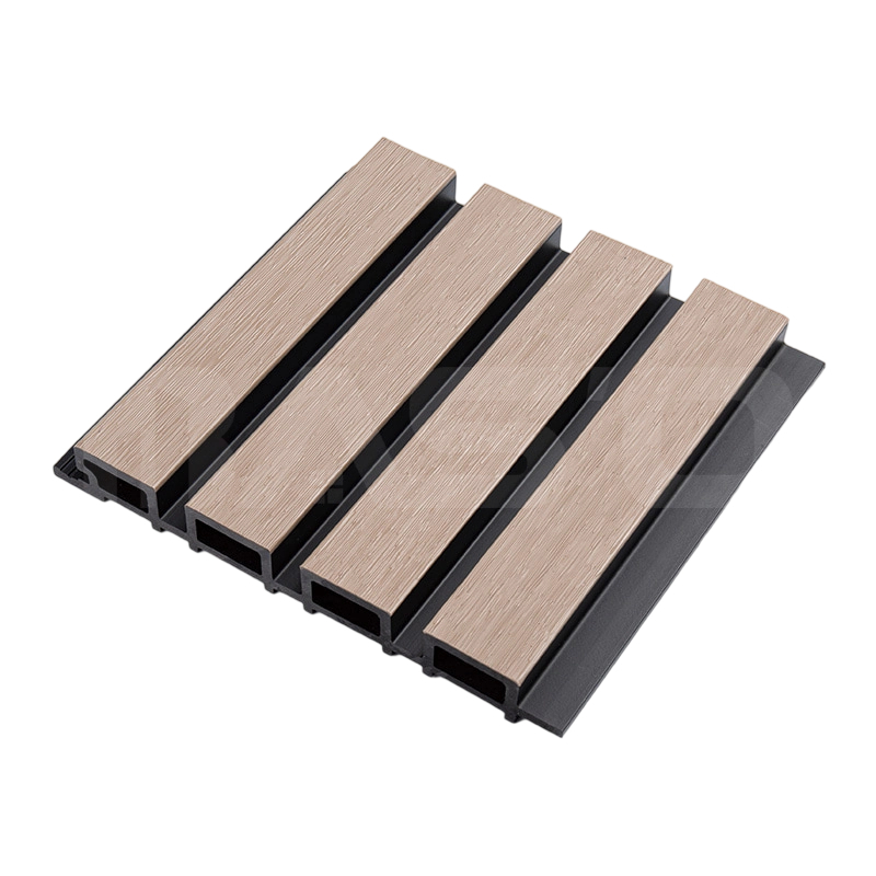 Panel Dinding Komposit Co-Ekstrusi Warna Ganda 219mm x 26mm