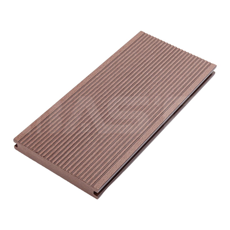 30% Bahan HDPE Daur Ulang Kuat dan Tahan Lama Papan Decking Komposit Padat Klasik 140mm x 23mm