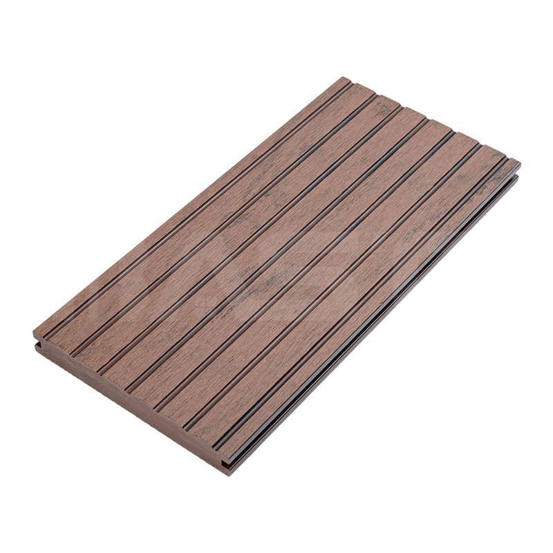 Papan Decking Komposit Padat Klasik Anti Serangga dan Tidak Melengkung 140mm x 25mm
