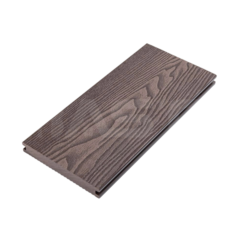 Papan Padat Decking Komposit Timbul Dalam 140mm x 23mm